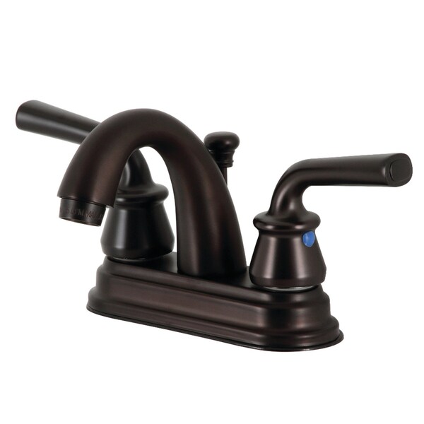 Kingston Brass 4" Centerset Bathroom Faucet with Pop-Up Drain, Oil Rubbed Bronze KB5615RXL - main